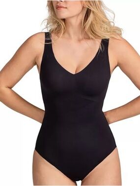 NWT HoneyLove LiftWear Tank Sculpting Padded Shapewear Bodysuit in black 2X